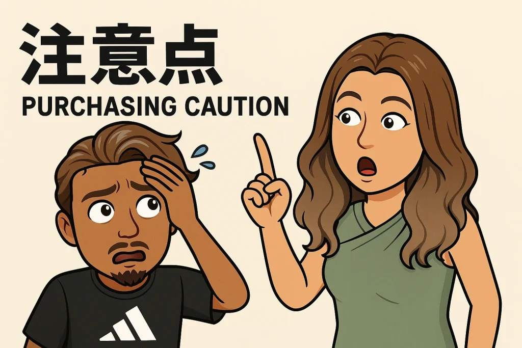 PURCHASING CAUTION